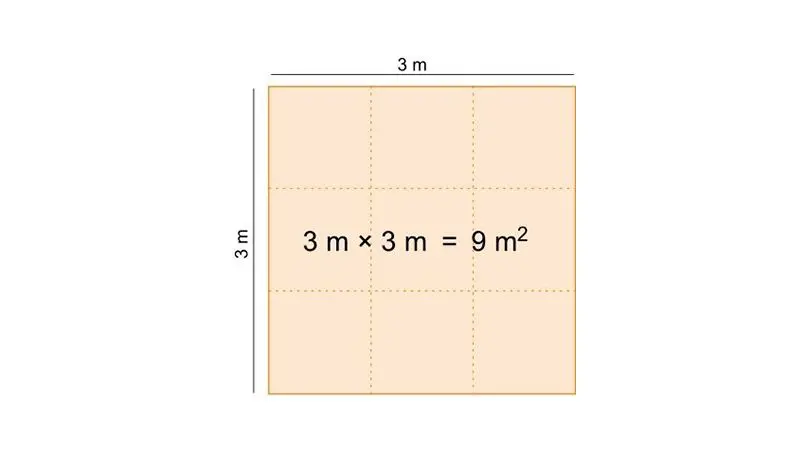 Wie groß sind 9 Quadratmeter